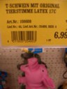 T-Schwein im Regal